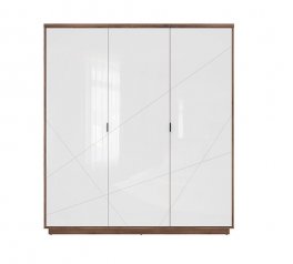 Шкаф SZF3D BRW Poland Forn 3 дверный белый глянец 180 см