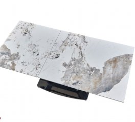 Стол Ludwig (140-180 см) White (+brown) Glossy