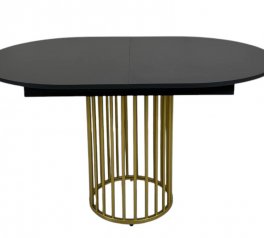Стіл круглий розкладний MebliRoMax Ovaro slide / Оваро Слайд 130-170 см