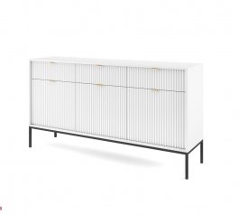 Комод Білий/Чорні ніжки KSZ154 Nova