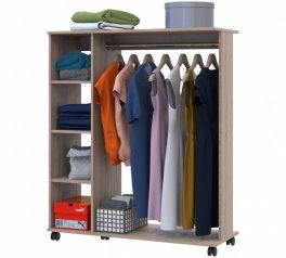 Гардеробная стойка Д1 дуб сонома