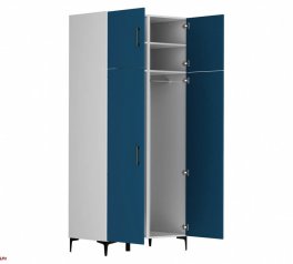 Шкаф BRW Poland SZF/100/200/60/10 Modeo 2 дверный синий 100 см