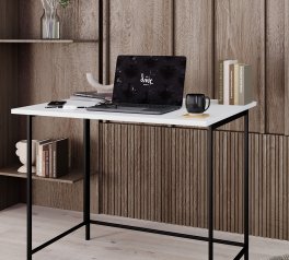 Стол-трансформер Sly/Слай Art in Head Белый/Чёрные ноги