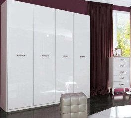 Шкаф 4дв Миромарк Империя 4 дверный белый 184 см