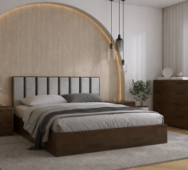 Спальня Verona/Верона DrevKO с комодом 4S и тумбами