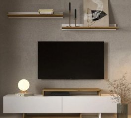 Стенка Милана Нимфеа альба / Дуб артизан