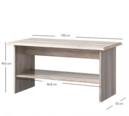 Столик журнальний 100 каштан nairobi Lizbon