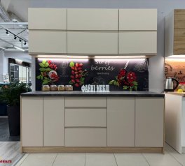 Кухня 2,0 м Фарбований МДФ Альфа ручка АКЦІЯ!