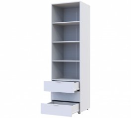 Пенал для одежды Дорос Гелар белый 3Ш 60 см