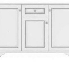 Комод 3D1S Вайт