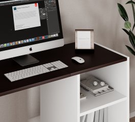 Тумба-трансформер Dolli Белый бриллиант/Венге