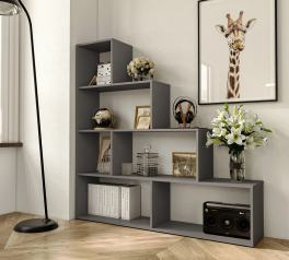 Стелаж антрацит на 6 комірок GT57