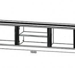 Полиця SFW Канді Білий альпійський / Дуб стірлінг / Білий матовий