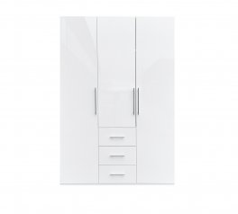Шкаф 3дв 3шх Миромарк Магнум 3 дверный белый 147 см
