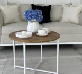 Столик Модерн М угольный камень