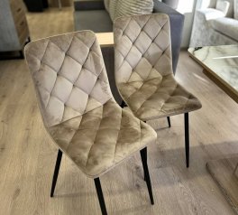 Стілець Джеррі Вельвет темний беж