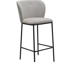 Стілець напівбарний B-300 Vetro Mebel білий пісок 95 см