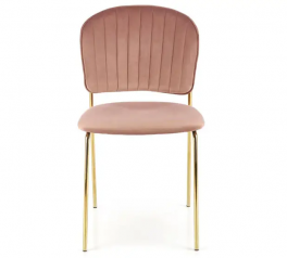 Стул K-499 розовый/золотой