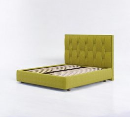 Ліжко м'яке двоспальне Городок меблі Марсель без підйомного механізму