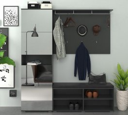 Прихожая Crocus/Крокус Антрацит VMV Holding