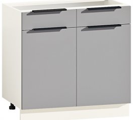 Тумба нижня Н80.82.2Я2Д Лофт глянець