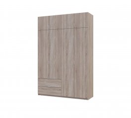 Шкаф Дорос Лукас дуб сонома 4 дверный с 2-мя ящиками 180 см