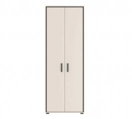 Шафа комбінована Гербор SZF2DC 2 дверна Прайм Кашемір / Чорний 80 см