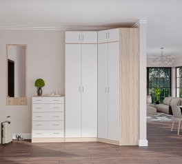 Модульний передпокій Київський Стандарт МВ-1 Дуб сонома / Німфея альба