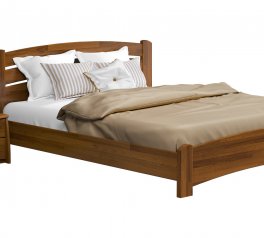 Кровать деревянная Эстелла Венеция Люкс / Серия Вега Щит / Массив Бук