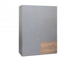 Шкаф 4дв 2шх Миромарк Линц 4 дверный серый шифер 181 см