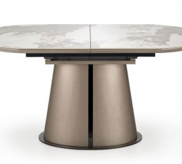 Стол Robinson мрамор/капучино