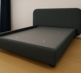 Ліжко м'яке Городок меблі Віола з підйомним механізмом та нішею для білизни