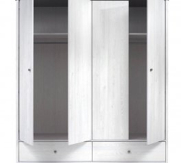Шкаф SZF4D2S BRW Poland Popto 4 дверный модрина