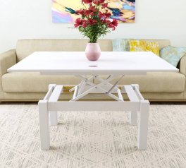 Стіл-трансформер B-Fly Art In Head Білий діамант