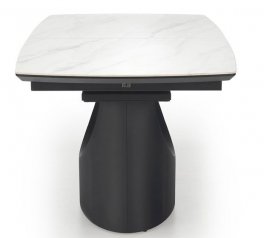 Стол Osman белый мрамор/черный