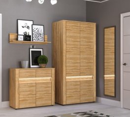 Шафа Сокме 4дв Санді 2 дверна дуб 92 см