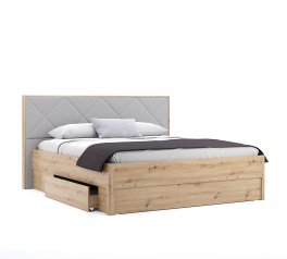 Ліжко 1.8х2.0 М'яка спинка з шухлядами без каркасу Реймонд