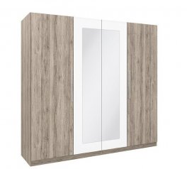 Шкаф SZF4D BRW Poland Martina 4 дверный дуб санремо 228 см