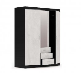 Шафа 3д + 3шх КС Терра 3 дверный антрацит 150 см