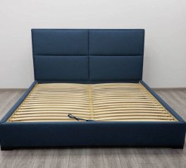 Ліжко м'яке двоспальне Сторі з підйомним механізмом та нішею для білизни