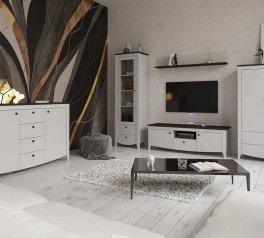 Модульна вітальня Каріна Антрацит