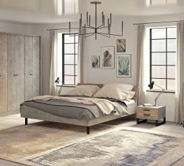 Спальня Bari/Барі Сокме №2 з шафою 3D та тумбами