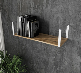 Полиця настінна аппалачі/білий XS28