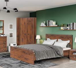 Модульна спальня Montana/Монтана ВМК-Україна Дуб шуттер