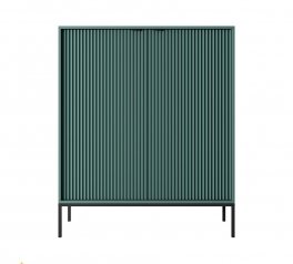 Комод высокий Лабрадор/Черные ножки K104 Nova