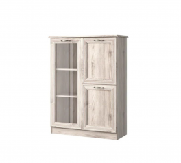 Вітрина низька 2D1W каштан nairobi Lizbon