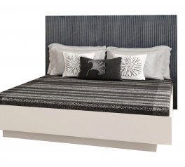 Ліжко LOZ160 з підйомним механізмом Монако Кашемір / Елегантний сірий софттач