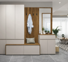 Комплект в прихожую Анси/Anci Дуб травиата/Кашемир Гербор