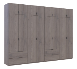 Шкаф для одежды Дорос Лукас канноло 8 дверный 320 см