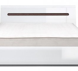 Ліжко двоспальне ВМК-Україна LOZ/160 Амелія ДСП біле без вкладу